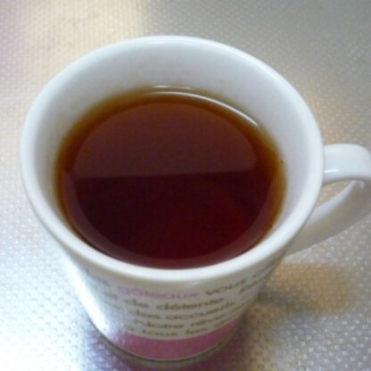 朝の目覚めの一杯にいただきました♪紅茶とかぼすとメープルシロップは美味しいですね(*･∀･*)ごちそう様でしたヾ(o･∀･o)ﾉﾞ
